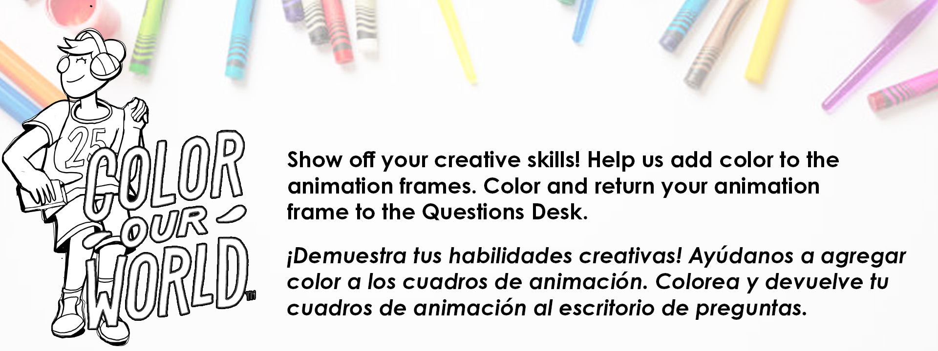 Color Our World Coloring Page